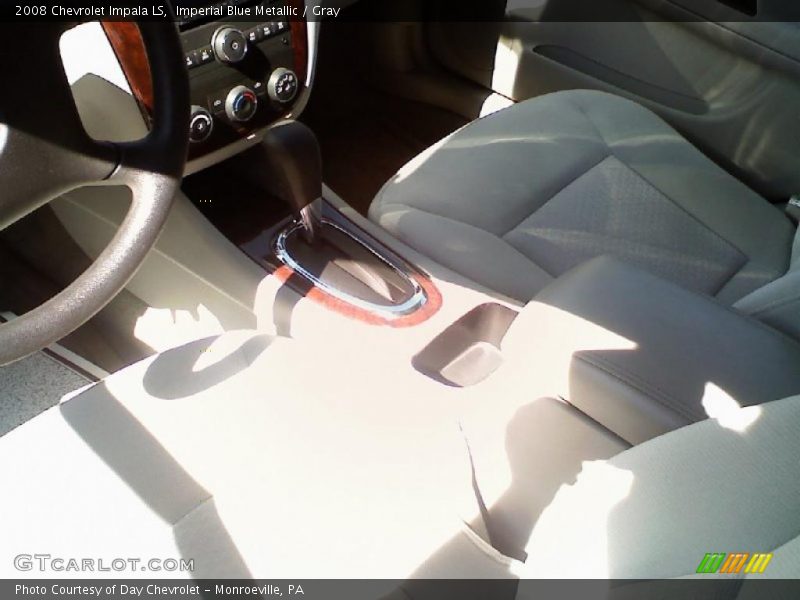 Imperial Blue Metallic / Gray 2008 Chevrolet Impala LS