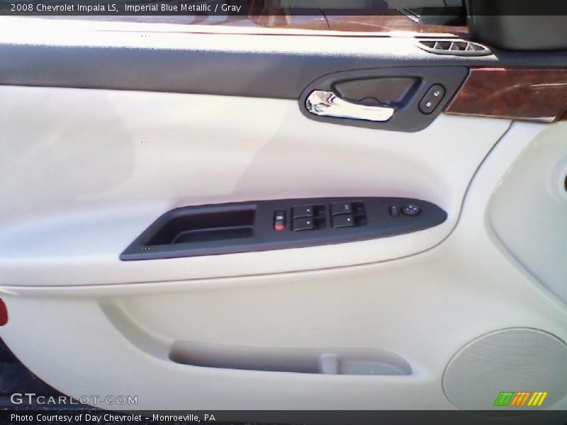 Imperial Blue Metallic / Gray 2008 Chevrolet Impala LS