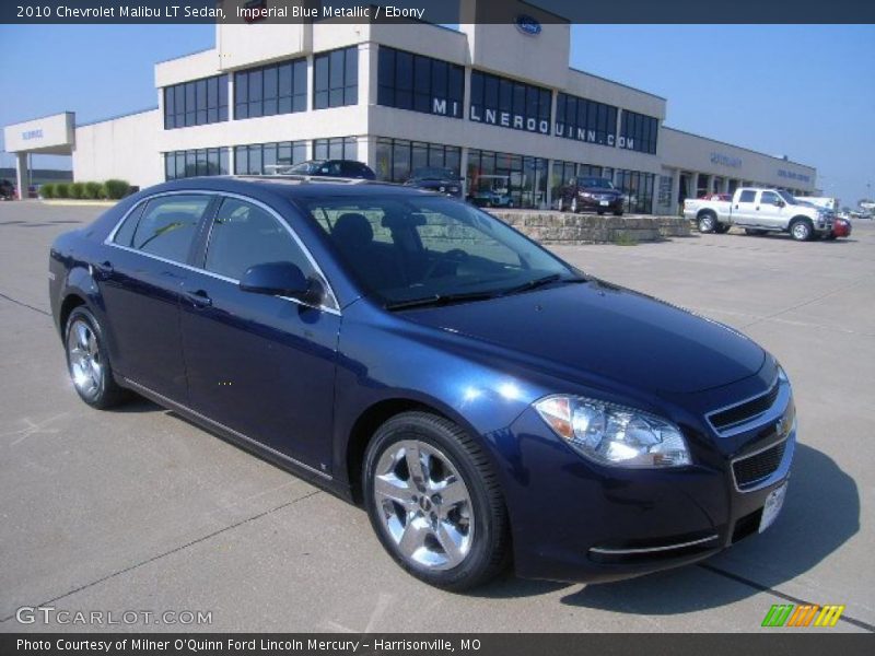 Imperial Blue Metallic / Ebony 2010 Chevrolet Malibu LT Sedan