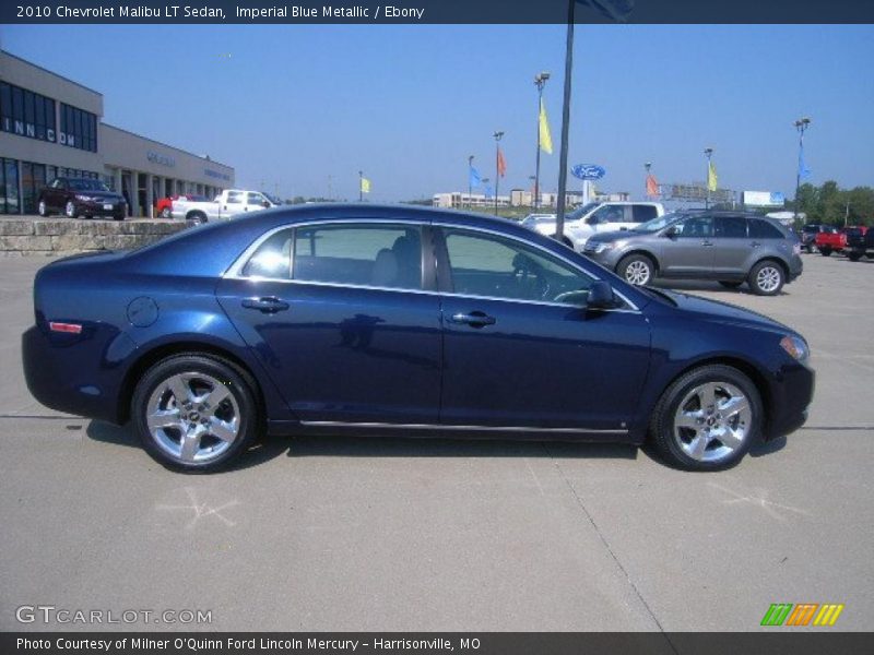 Imperial Blue Metallic / Ebony 2010 Chevrolet Malibu LT Sedan