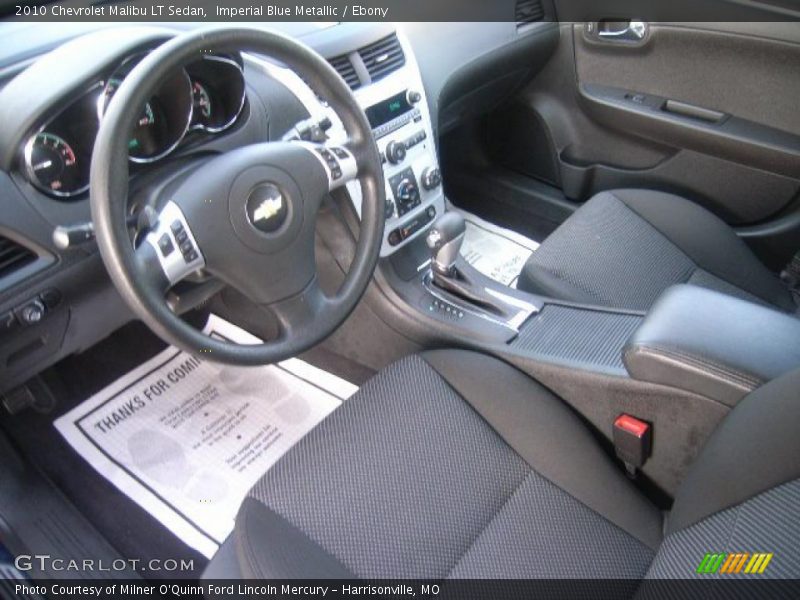 Imperial Blue Metallic / Ebony 2010 Chevrolet Malibu LT Sedan