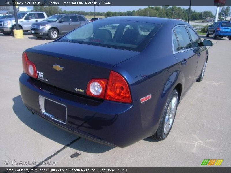 Imperial Blue Metallic / Ebony 2010 Chevrolet Malibu LT Sedan