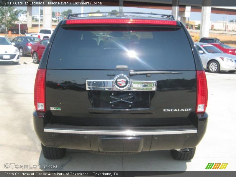 Black Raven / Cashmere/Cocoa 2010 Cadillac Escalade