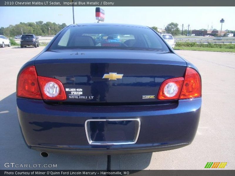 Imperial Blue Metallic / Ebony 2010 Chevrolet Malibu LT Sedan