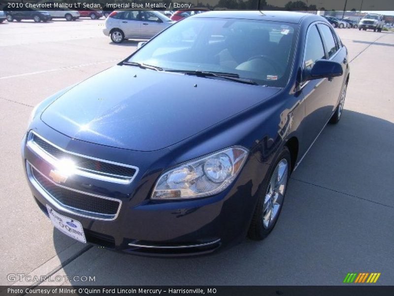 Imperial Blue Metallic / Ebony 2010 Chevrolet Malibu LT Sedan