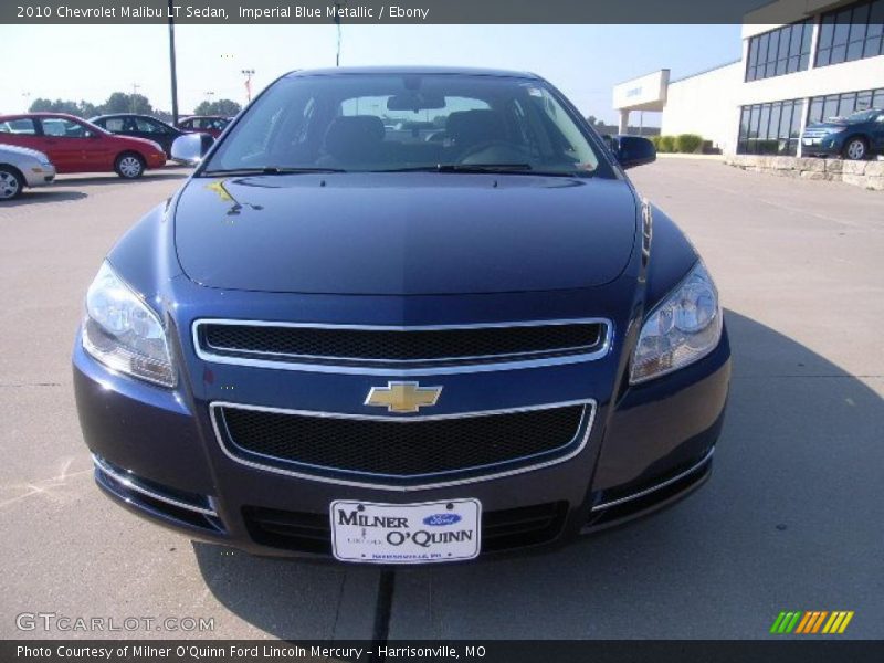 Imperial Blue Metallic / Ebony 2010 Chevrolet Malibu LT Sedan