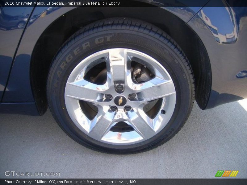 Imperial Blue Metallic / Ebony 2010 Chevrolet Malibu LT Sedan