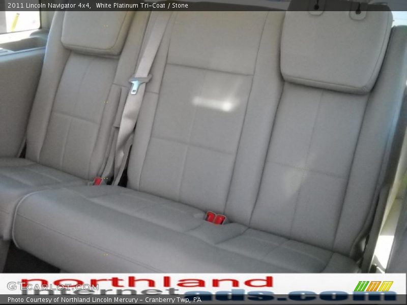 White Platinum Tri-Coat / Stone 2011 Lincoln Navigator 4x4