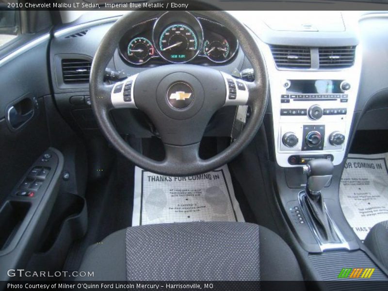 Imperial Blue Metallic / Ebony 2010 Chevrolet Malibu LT Sedan