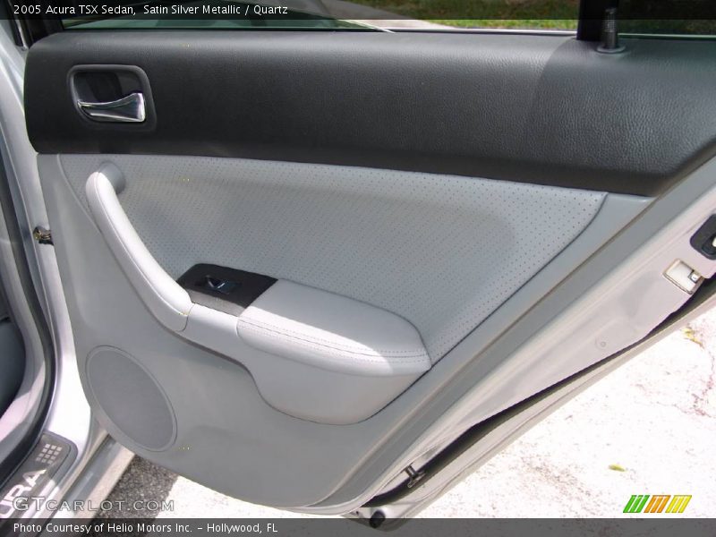 Satin Silver Metallic / Quartz 2005 Acura TSX Sedan
