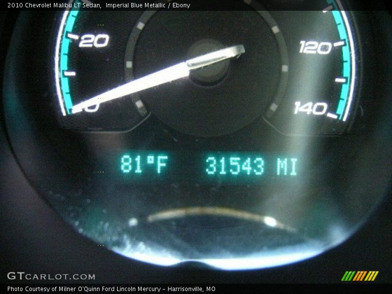 Imperial Blue Metallic / Ebony 2010 Chevrolet Malibu LT Sedan