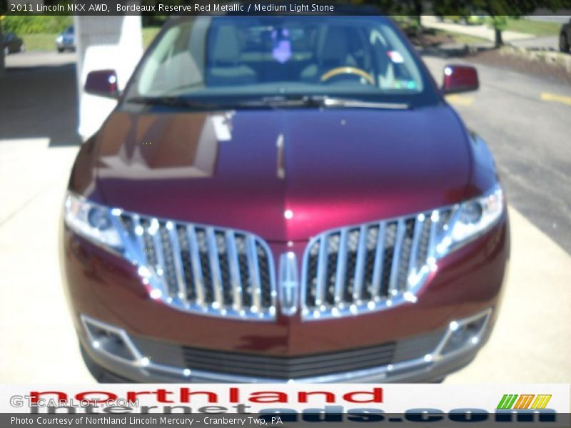 Bordeaux Reserve Red Metallic / Medium Light Stone 2011 Lincoln MKX AWD