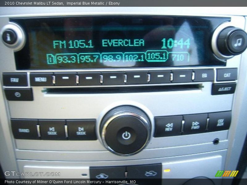 Imperial Blue Metallic / Ebony 2010 Chevrolet Malibu LT Sedan