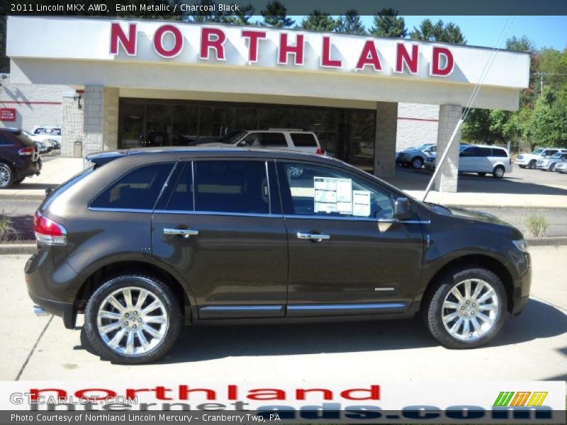 Earth Metallic / Charcoal Black 2011 Lincoln MKX AWD