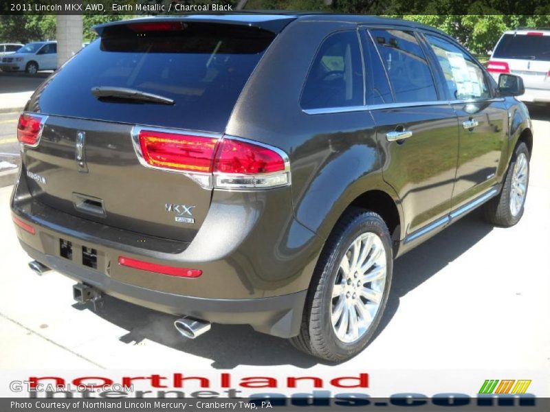 Earth Metallic / Charcoal Black 2011 Lincoln MKX AWD