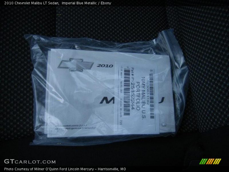 Imperial Blue Metallic / Ebony 2010 Chevrolet Malibu LT Sedan