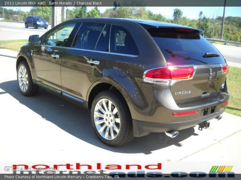 Earth Metallic / Charcoal Black 2011 Lincoln MKX AWD