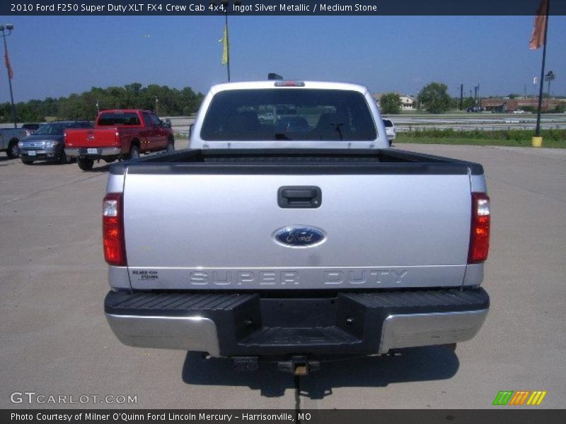 Ingot Silver Metallic / Medium Stone 2010 Ford F250 Super Duty XLT FX4 Crew Cab 4x4
