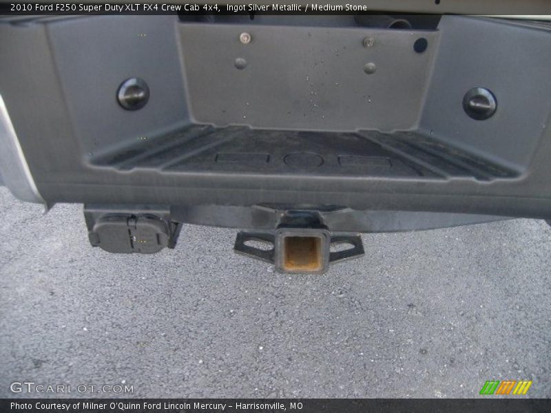 Ingot Silver Metallic / Medium Stone 2010 Ford F250 Super Duty XLT FX4 Crew Cab 4x4