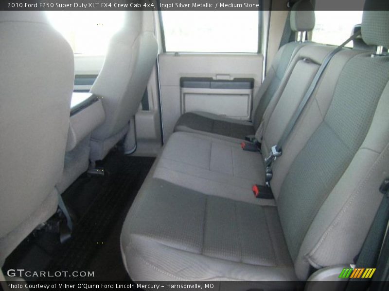 Ingot Silver Metallic / Medium Stone 2010 Ford F250 Super Duty XLT FX4 Crew Cab 4x4