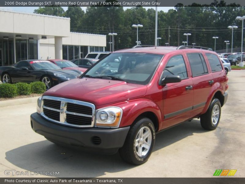 Inferno Red Crystal Pearl / Dark Slate Gray/Light Slate Gray 2006 Dodge Durango SXT