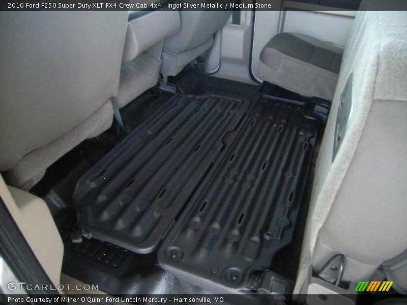 Ingot Silver Metallic / Medium Stone 2010 Ford F250 Super Duty XLT FX4 Crew Cab 4x4