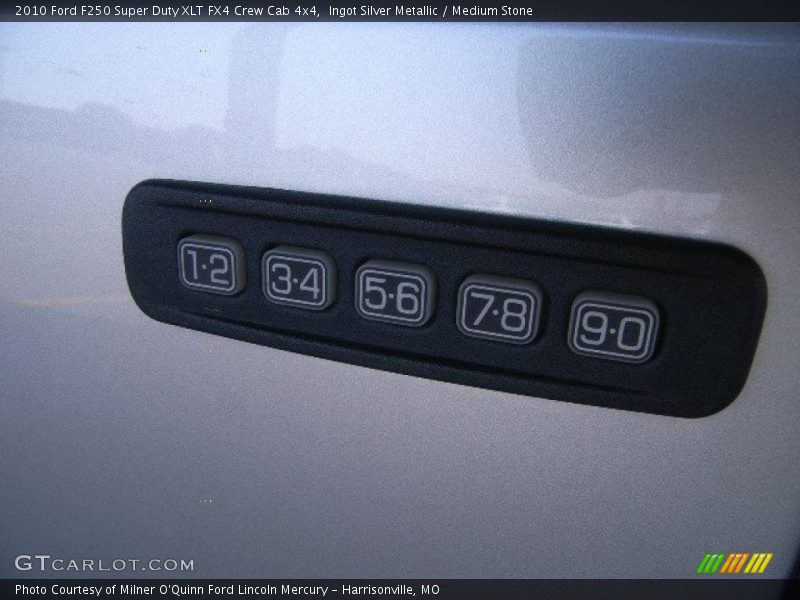 Ingot Silver Metallic / Medium Stone 2010 Ford F250 Super Duty XLT FX4 Crew Cab 4x4