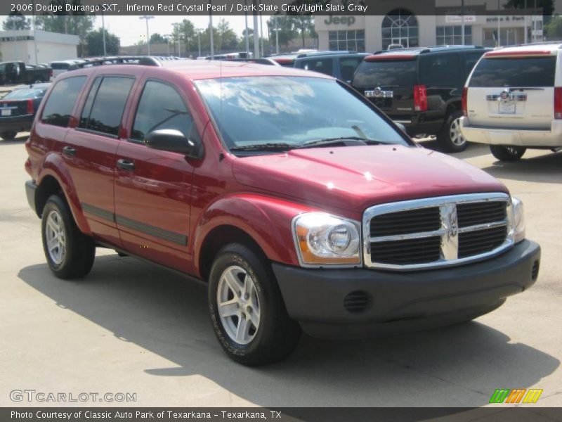 Inferno Red Crystal Pearl / Dark Slate Gray/Light Slate Gray 2006 Dodge Durango SXT