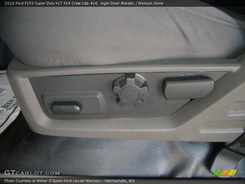 Ingot Silver Metallic / Medium Stone 2010 Ford F250 Super Duty XLT FX4 Crew Cab 4x4