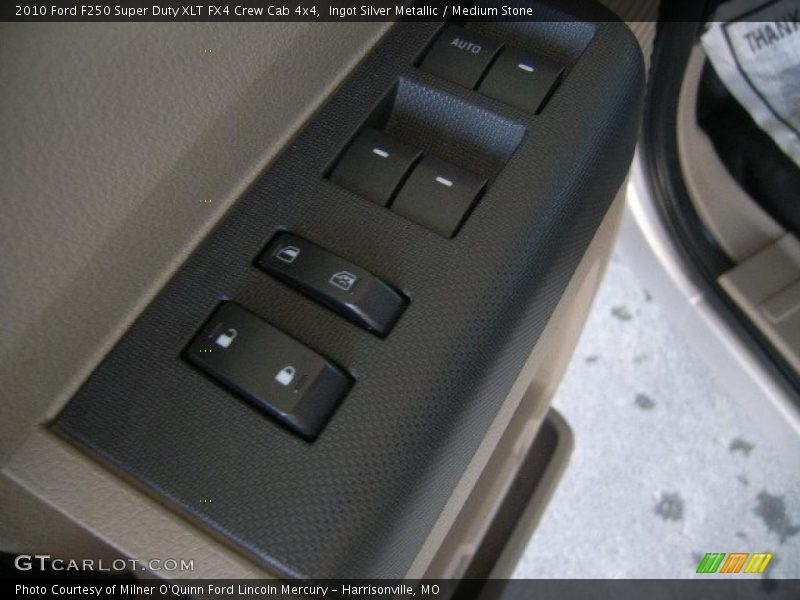 Ingot Silver Metallic / Medium Stone 2010 Ford F250 Super Duty XLT FX4 Crew Cab 4x4