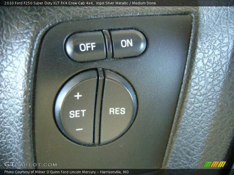 Ingot Silver Metallic / Medium Stone 2010 Ford F250 Super Duty XLT FX4 Crew Cab 4x4