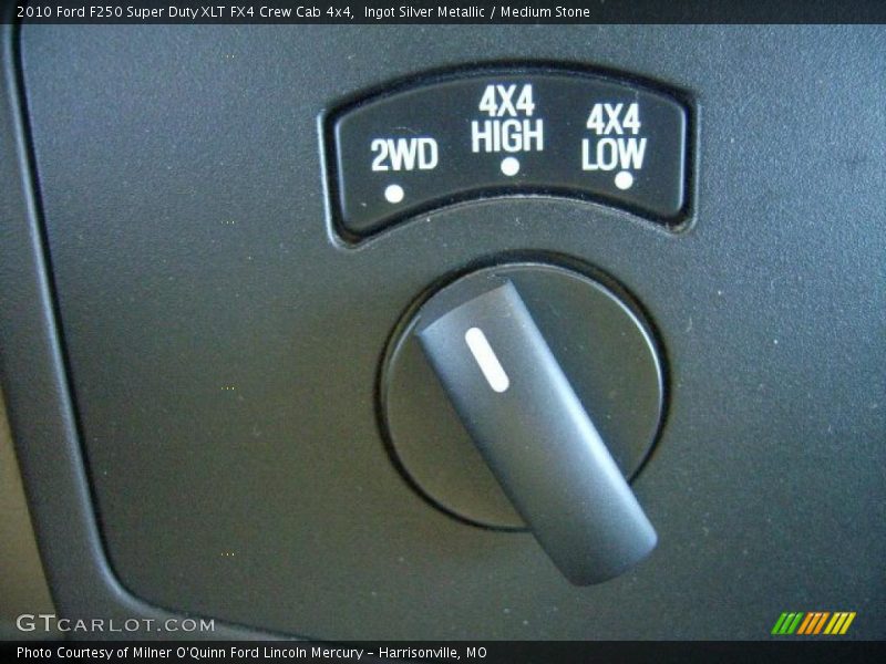 Ingot Silver Metallic / Medium Stone 2010 Ford F250 Super Duty XLT FX4 Crew Cab 4x4