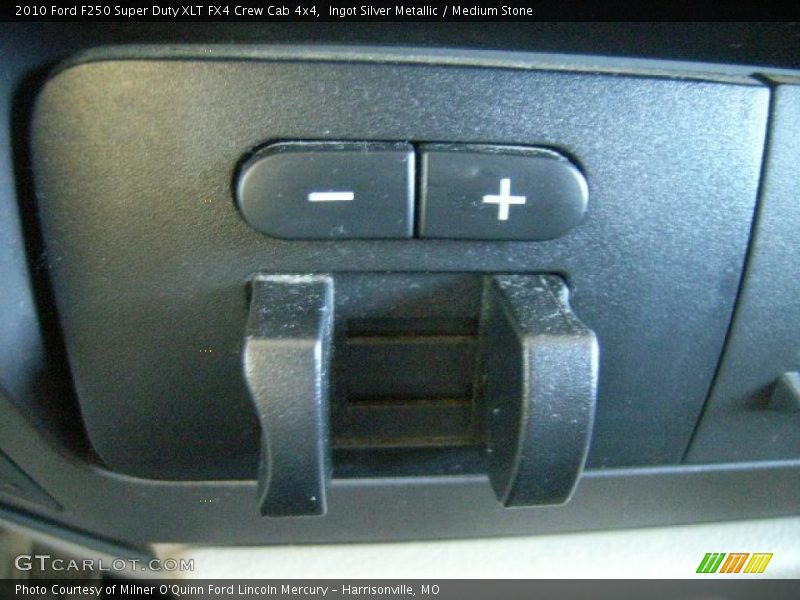 Ingot Silver Metallic / Medium Stone 2010 Ford F250 Super Duty XLT FX4 Crew Cab 4x4