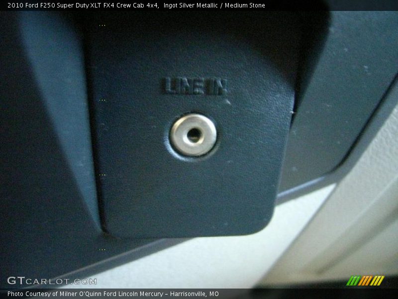 Ingot Silver Metallic / Medium Stone 2010 Ford F250 Super Duty XLT FX4 Crew Cab 4x4