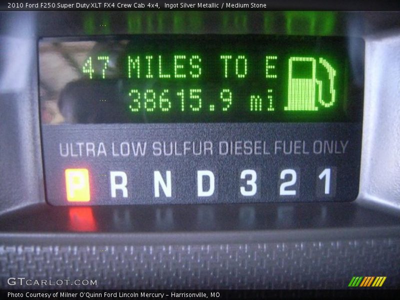 Ingot Silver Metallic / Medium Stone 2010 Ford F250 Super Duty XLT FX4 Crew Cab 4x4