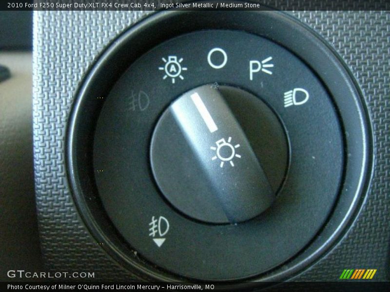 Ingot Silver Metallic / Medium Stone 2010 Ford F250 Super Duty XLT FX4 Crew Cab 4x4