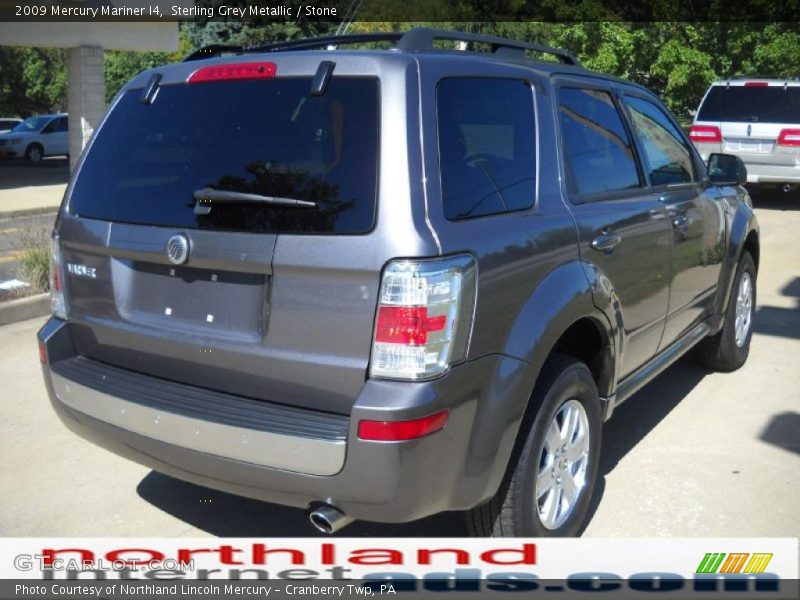 Sterling Grey Metallic / Stone 2009 Mercury Mariner I4