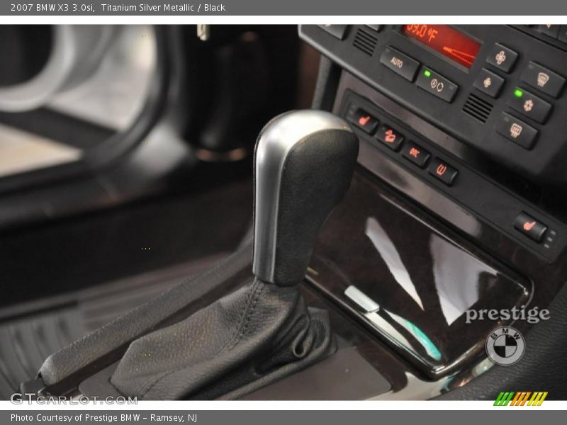 Titanium Silver Metallic / Black 2007 BMW X3 3.0si