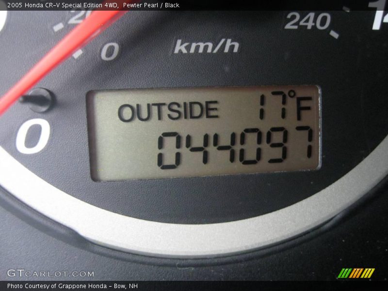 Pewter Pearl / Black 2005 Honda CR-V Special Edition 4WD