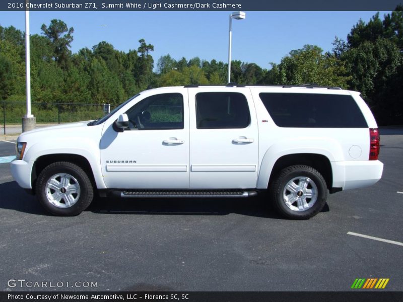 Summit White / Light Cashmere/Dark Cashmere 2010 Chevrolet Suburban Z71