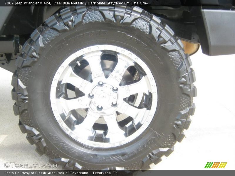 Steel Blue Metallic / Dark Slate Gray/Medium Slate Gray 2007 Jeep Wrangler X 4x4