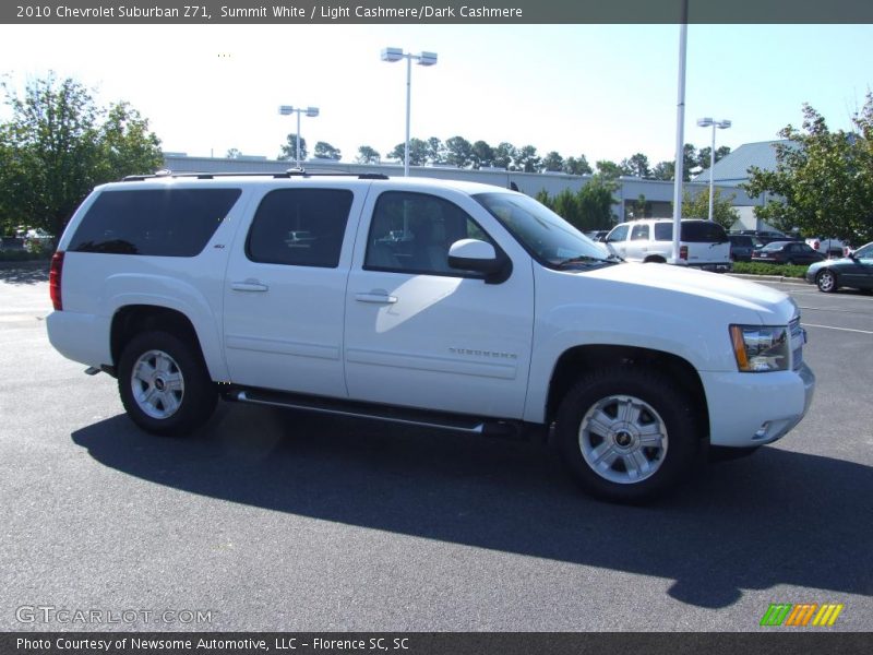 Summit White / Light Cashmere/Dark Cashmere 2010 Chevrolet Suburban Z71
