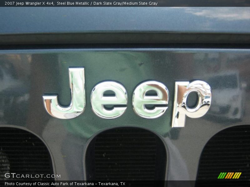 Steel Blue Metallic / Dark Slate Gray/Medium Slate Gray 2007 Jeep Wrangler X 4x4