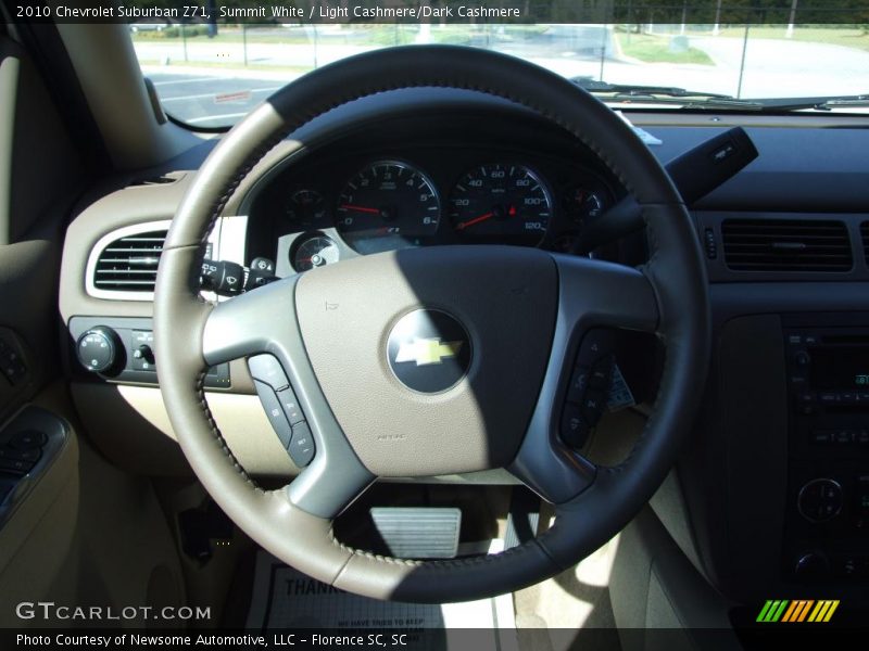 Summit White / Light Cashmere/Dark Cashmere 2010 Chevrolet Suburban Z71