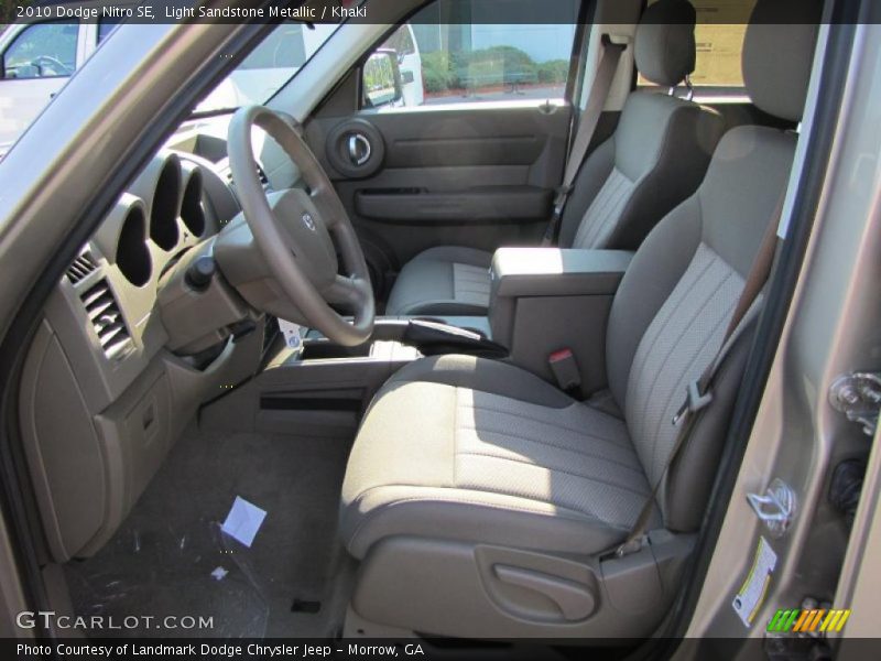 Light Sandstone Metallic / Khaki 2010 Dodge Nitro SE