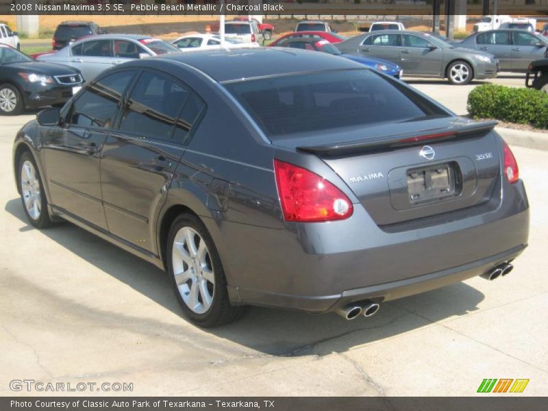 Pebble Beach Metallic / Charcoal Black 2008 Nissan Maxima 3.5 SE