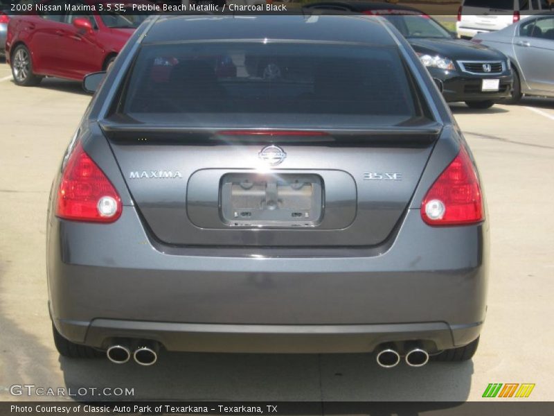 Pebble Beach Metallic / Charcoal Black 2008 Nissan Maxima 3.5 SE