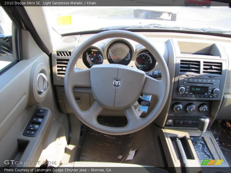 Light Sandstone Metallic / Khaki 2010 Dodge Nitro SE