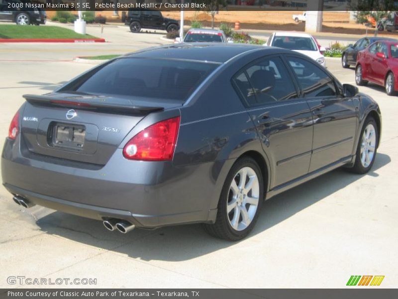 Pebble Beach Metallic / Charcoal Black 2008 Nissan Maxima 3.5 SE