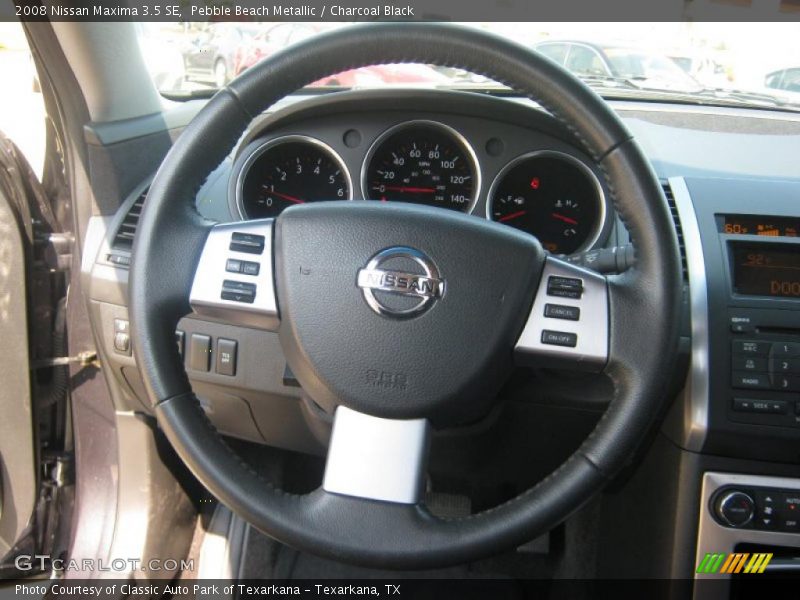 Pebble Beach Metallic / Charcoal Black 2008 Nissan Maxima 3.5 SE